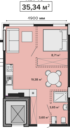 1К Поверх 3, Секція 2